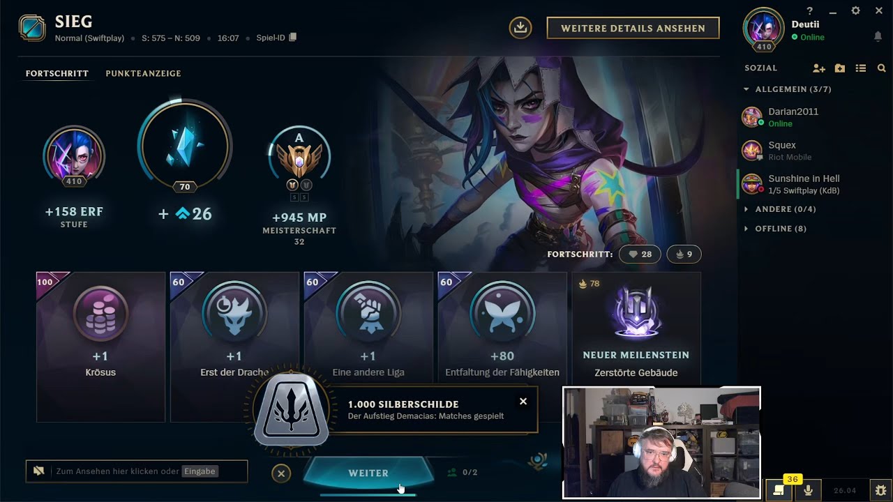 League of Legends | SWIFTPLAY | Jinx | A | w/friends | 19.02.2026 | 7
