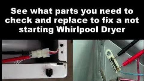 Whirlpool Dryer Won