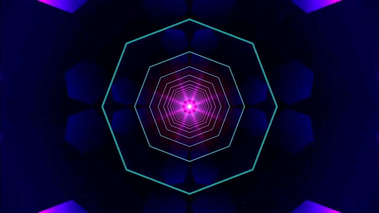 Blue Perpal glowing light Tunnel Effect VJ/DJ Loops 2023, Loop for DJ music mixing YouTube