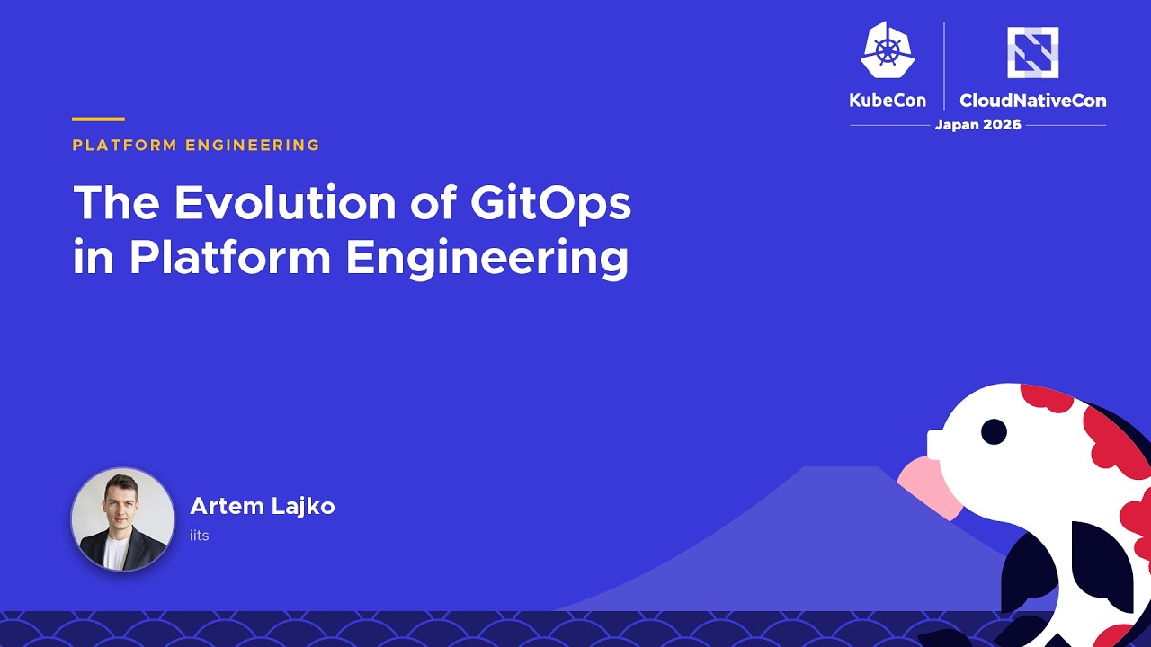 Thumbnail for The Evolution of GitOps in Platform Engineering - Artem Lajko, iits