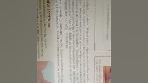 Class 7 Geography ch 4 External processes and changing landforms part 1