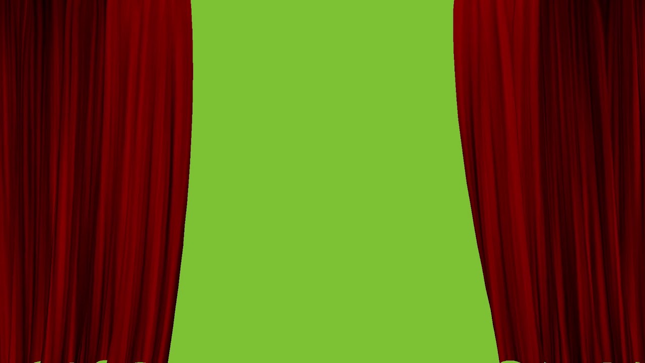 Openig Curtain Green Screen YouTube