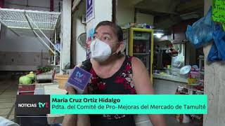 Lleva 90% de avance la rehabilitación el mercado de Tamulté