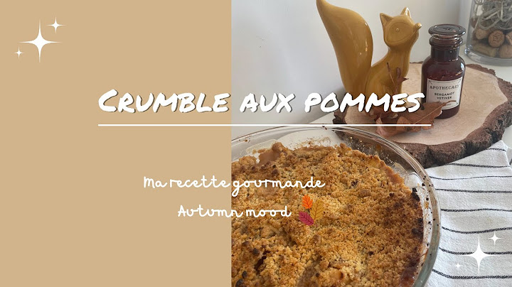 Ma recette de Crumble aux pommes d'automne 🍂 #autumn #recipes #crumble #pomme #lifestyle