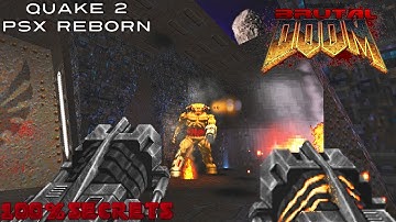 BRUTAL DOOM v21 - Quake II PSX Reborn, Devastator Mayhem [100% SECRETS]