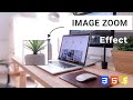 How to Make Image Zoom Lens Effect Using HTML &amp; CSS | Step By Step Tutorial For Beginners