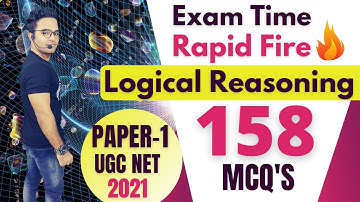 Complete Logical Resoning Mcq || Logical Reasoing Ugc Net || Paper 1 Ugc Nta Net