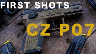 CZ P07 First Shots