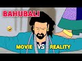 Bahubali movie vs reality  part3  prabhas  funny animated spoof  mv creation