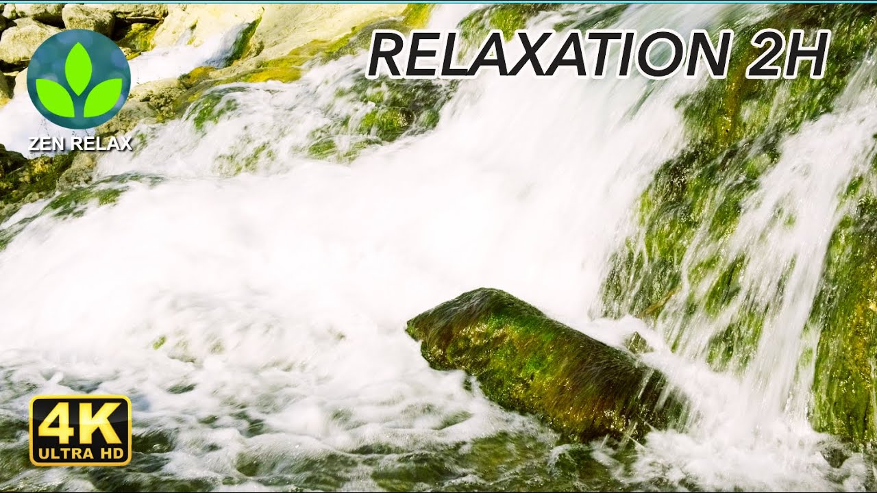 SON CASCADE EAU DE RIVIERE QUI COULE Relaxation méditation dormir — free download