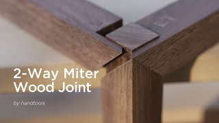 2-WAY Miter wood joint [이방연귀]