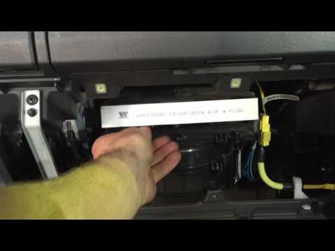 Isuzu D-MAX Cabin Air Conditioning Filter Replacement 2013