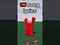 KJ Song Lyrics In The Strongest Battlegrounds Roblox Tsb Shorts mp3