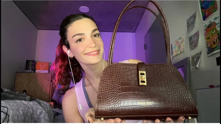 ASMR unbox my Teddy Blake bag with me (purse tapping, scratching)
