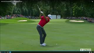 Jordan Spieth super slow motion dtl iron  (8/15/17)