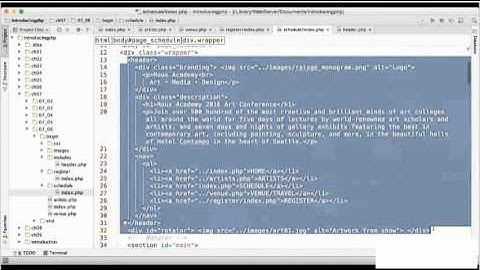 Solution Use server side includes for common features