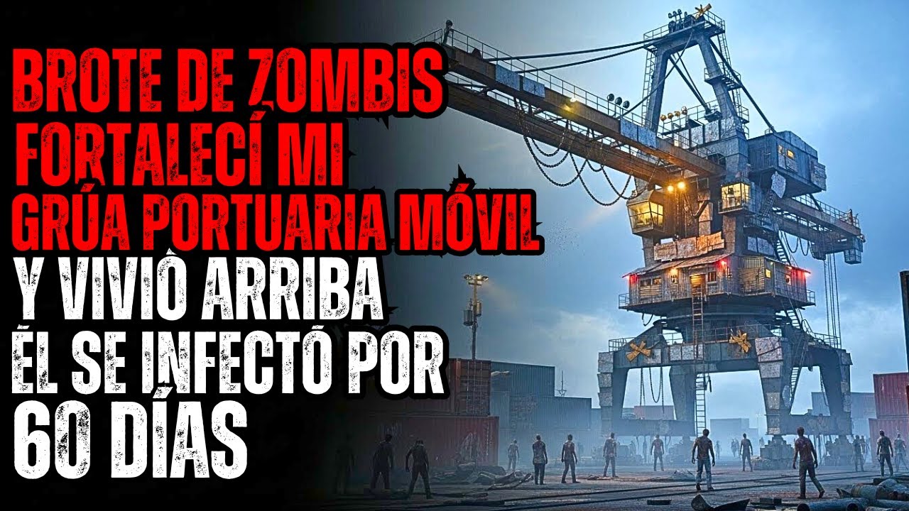 BROTE DE ZOMBIS: Fortifiqué mi grúa portuaria móvil y viví por encima los infectados durante 60 días