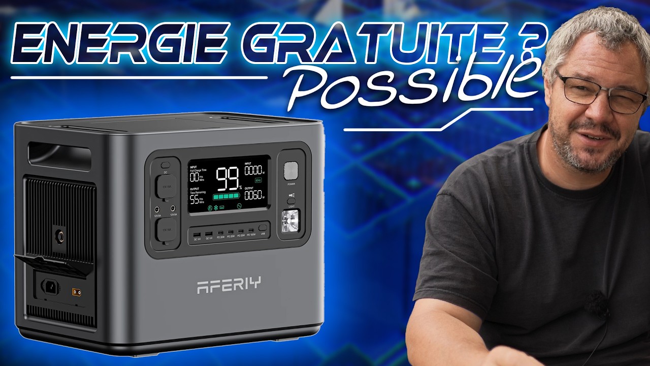Je teste la batterie nomade AFERIY P210 & Panneaux 400 W