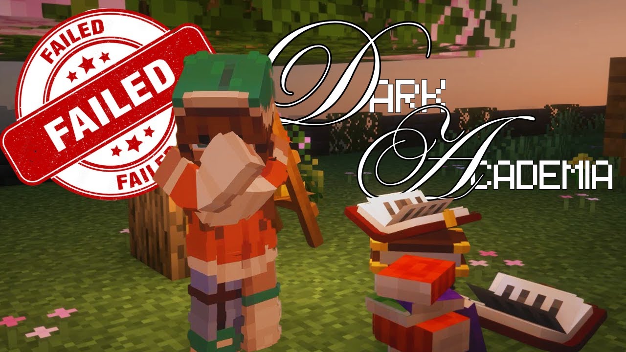 What Went WRONG in My MINECRAFT Dark Academia Experience