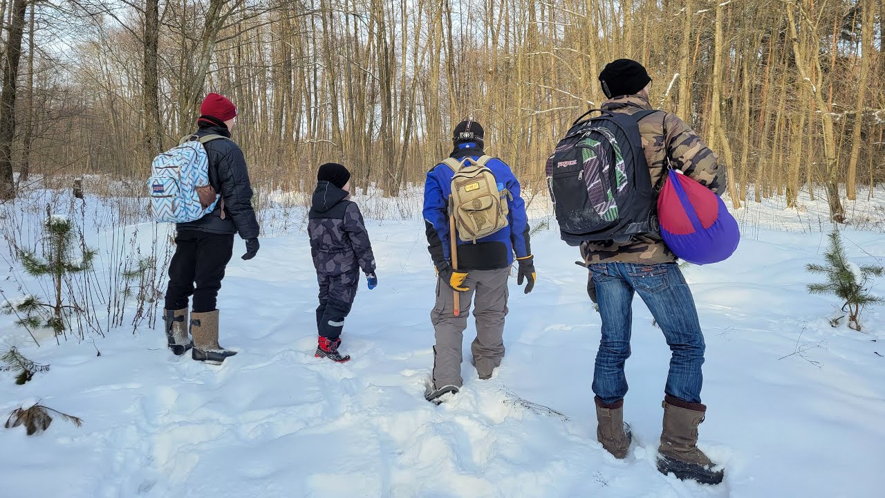 wildlife, making a fire in the forest among wild animals -15 Life