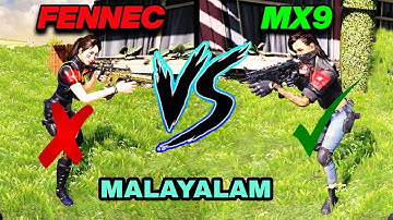 Mx9 Is Better Than Fennec In CODM | Mx9 vs Fennec malayalam | CODM Comparison video in malayalam