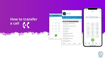 How to transfer a call using the Curo IP desktop app