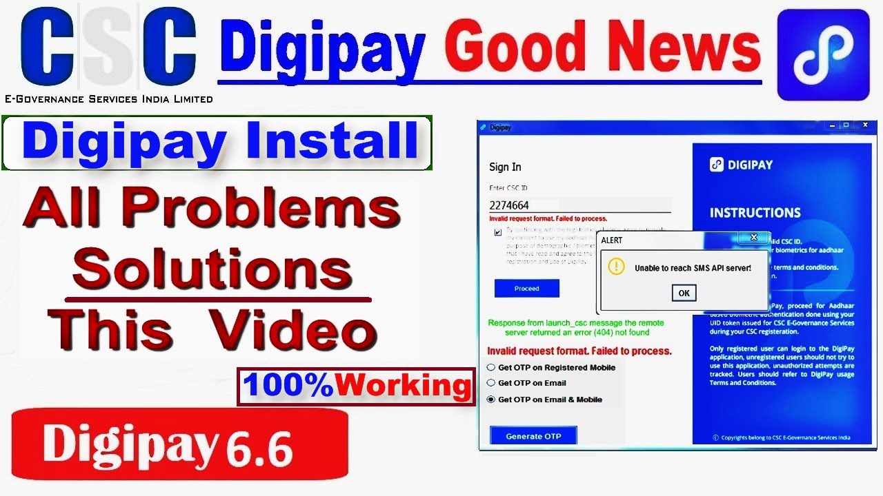 CSC DIGIPAY 6.6 (v6.8) Latest Version Download 2022//All Problems Solutions /Digipay Error Fix Karen