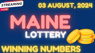 Maine Day Lottery Results For - 03 Aug, 2024 - Pick 3 - Pick 4 - Powerball Draw - Lotto America