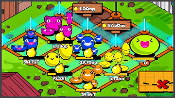 Idle Slime - Tycoon Factory Inc 🚜🦄 (Gameplay Android)