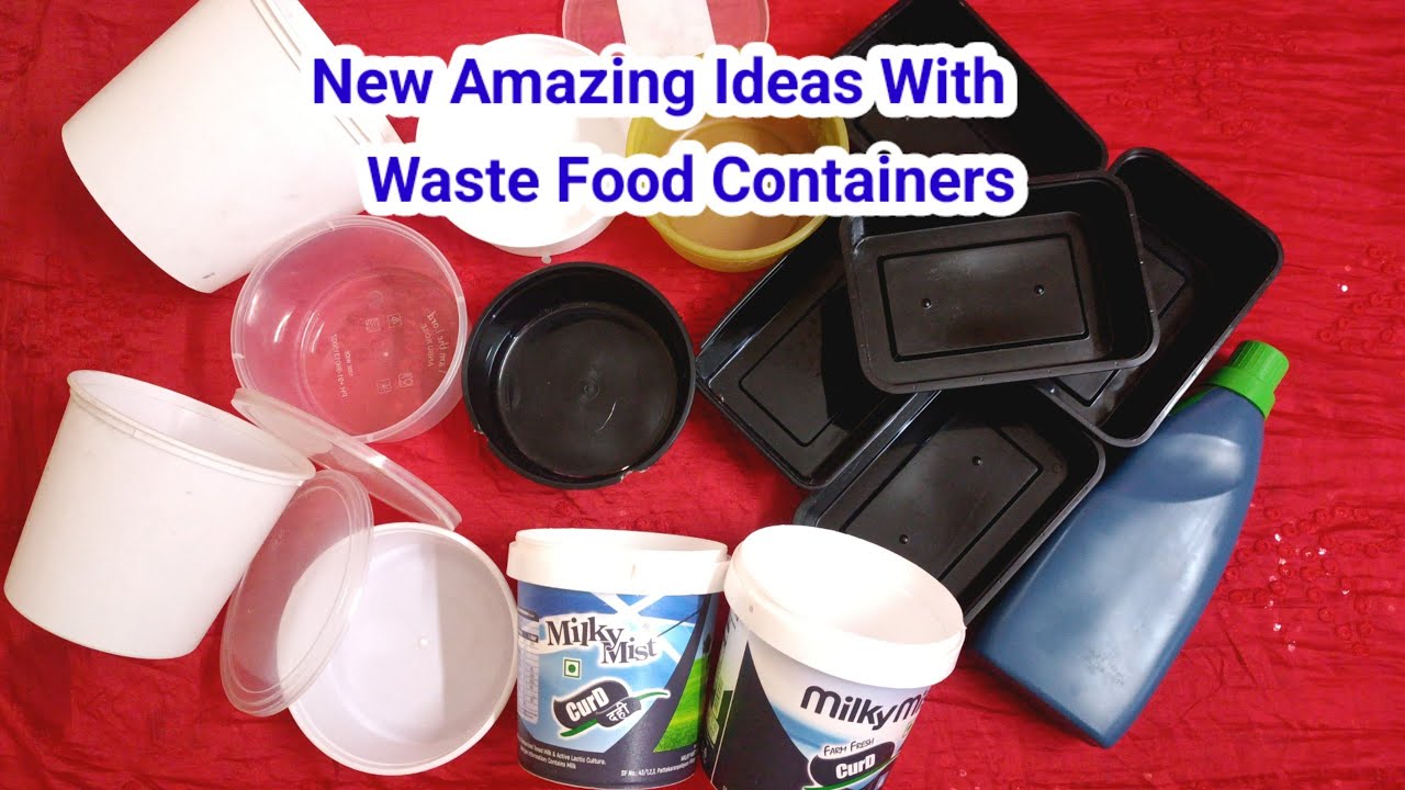 Food Containers Reuse Ideas/Best Out Of Waste/DIY Organizer Idea/Food ...