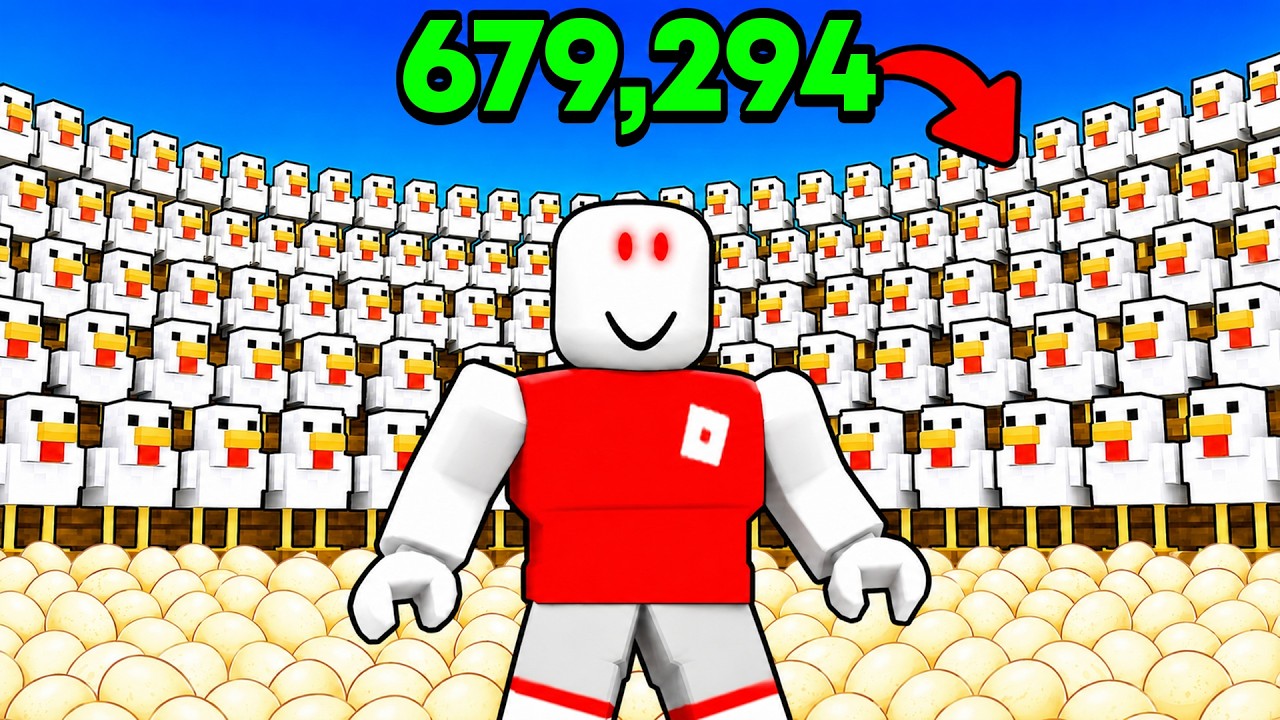 ROBLOX GROW A CHICKEN FARM..