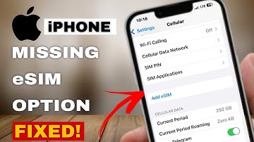 How to Fix Missing eSIM Option on iPhone After iOS 18 Update