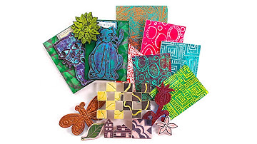 PREVIEW: How to Make Marks with Stamps & Simple Print Plates - Barb Owen - Member Class s03e02