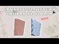 GAMBAR POLA LENGAN UKURAN XL DI KAIN