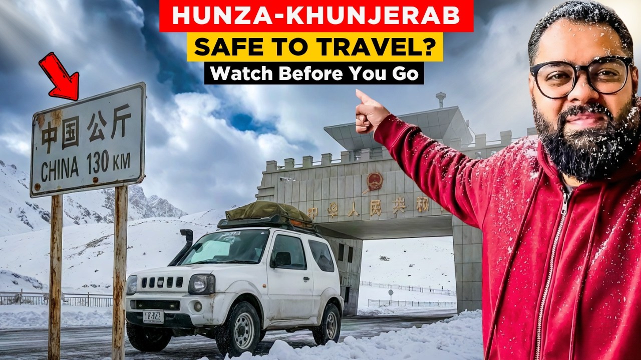 Khunjerab Pass in Snowfall: Can Small Cars Go? Hunza Valley Road Condition
