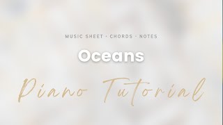 Datos Oceans by Hillsong - Key of D - Piano Tutorial - Music Sheet - Chords - Notes Noticias