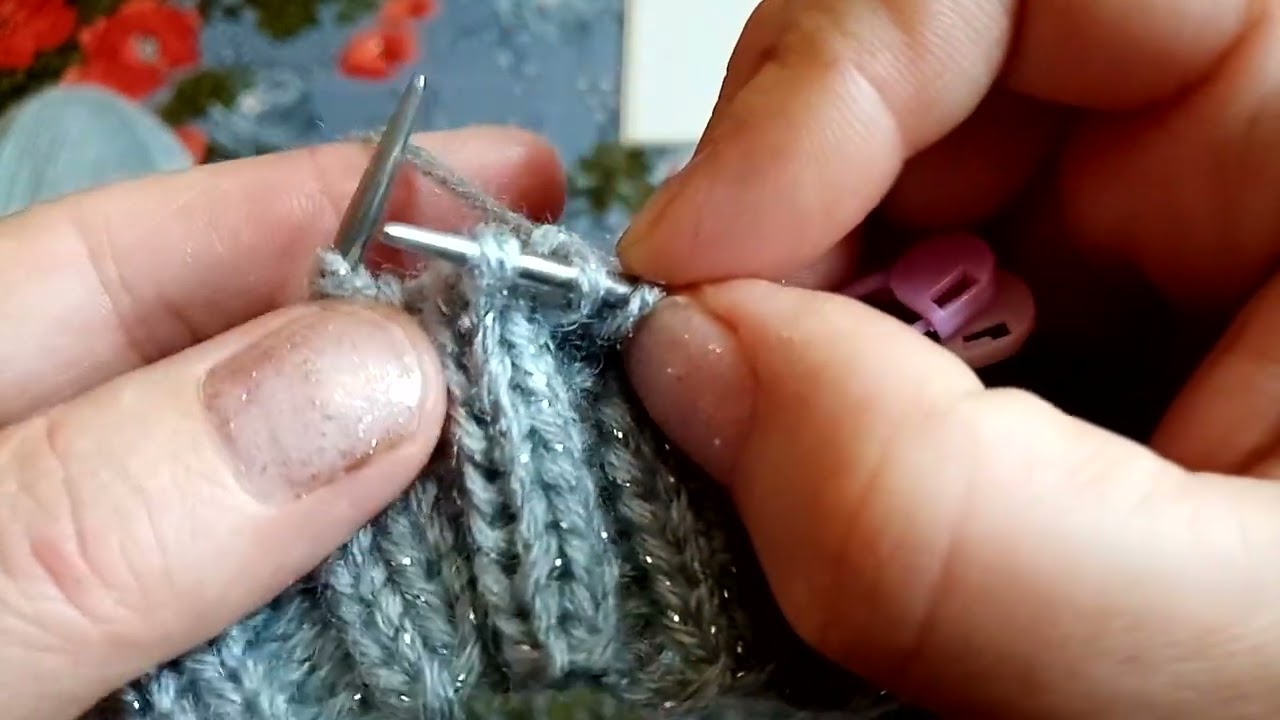 Платье спицами/М К часть 1