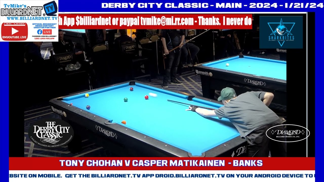 Derby City Classic - Tony Chohan V Casper Matikainen - Banks 1/21/24