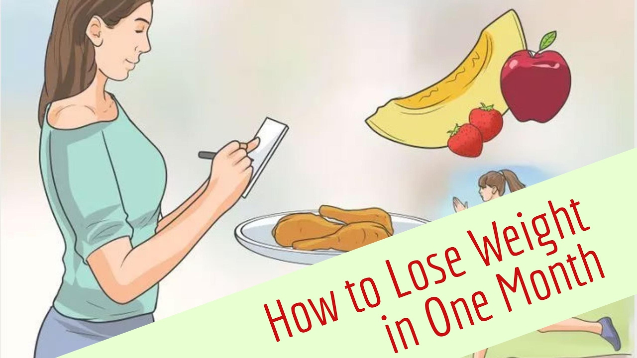 how to lose weight in one month at home