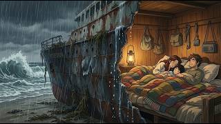 🌧️ Rainy Days on a Stranded Cruise Ship 🛳️ A Cozy Post-Apocalyptic Family Life by the Sea screenshot 1