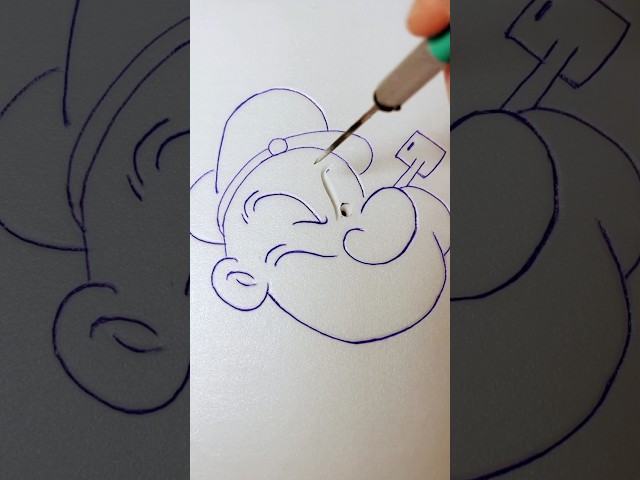 Drawing With Hot pen on Foam #satisfying #asmr