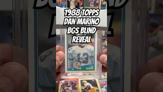 1988 #Topps #Football Dan Marino #BGS Blind Reveal #DanMarino #NFL #GradedCards #junkwax