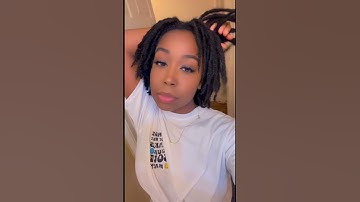 🤍 #locjourney #locstyles #starterlocs #shorts #locs