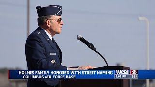 Columbus Air Force Base pays tribute to father-son duo