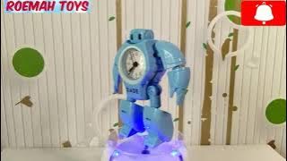 Unboxing robot transformers jam beker robot alarm clock transformable