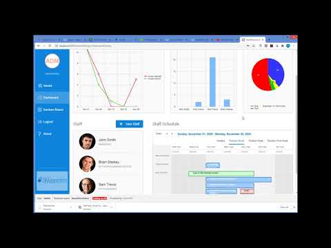 Displaying a scheduler in Aware IM