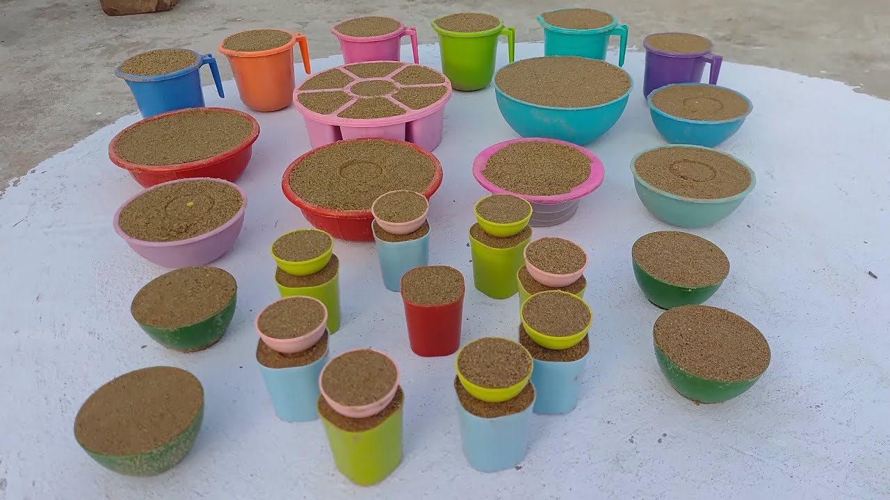 Satisfying ASMR Video | Diy Amazing Multiple Kitchen Tools Sand Cake Designs with Natural Sand Cake