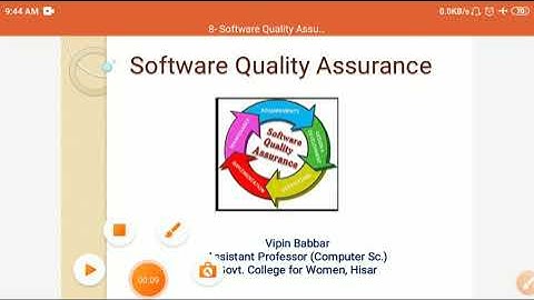 Software Quality Assurance and Plans (SQAP)
