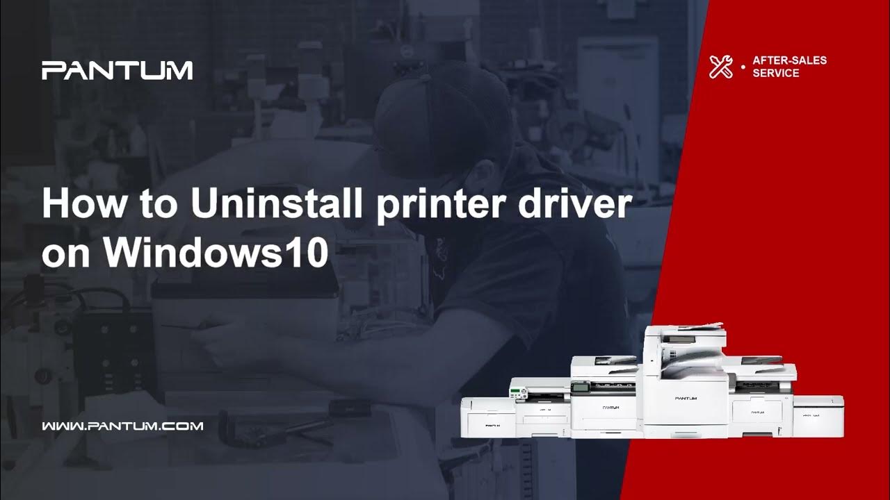 How to uninstall printer driver on windows10 youtube