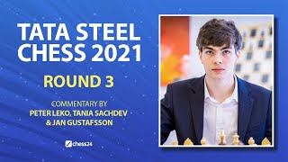 Tata Steel Masters | Round 3 | Jan Gustafsson, Peter Leko & Tania Sachdev